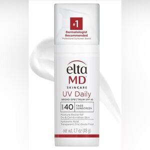 NIB - EltaMD UV Daily Broad Spectrum SPF 40 Face Sunscreen Moisture Boost 1.7 oz